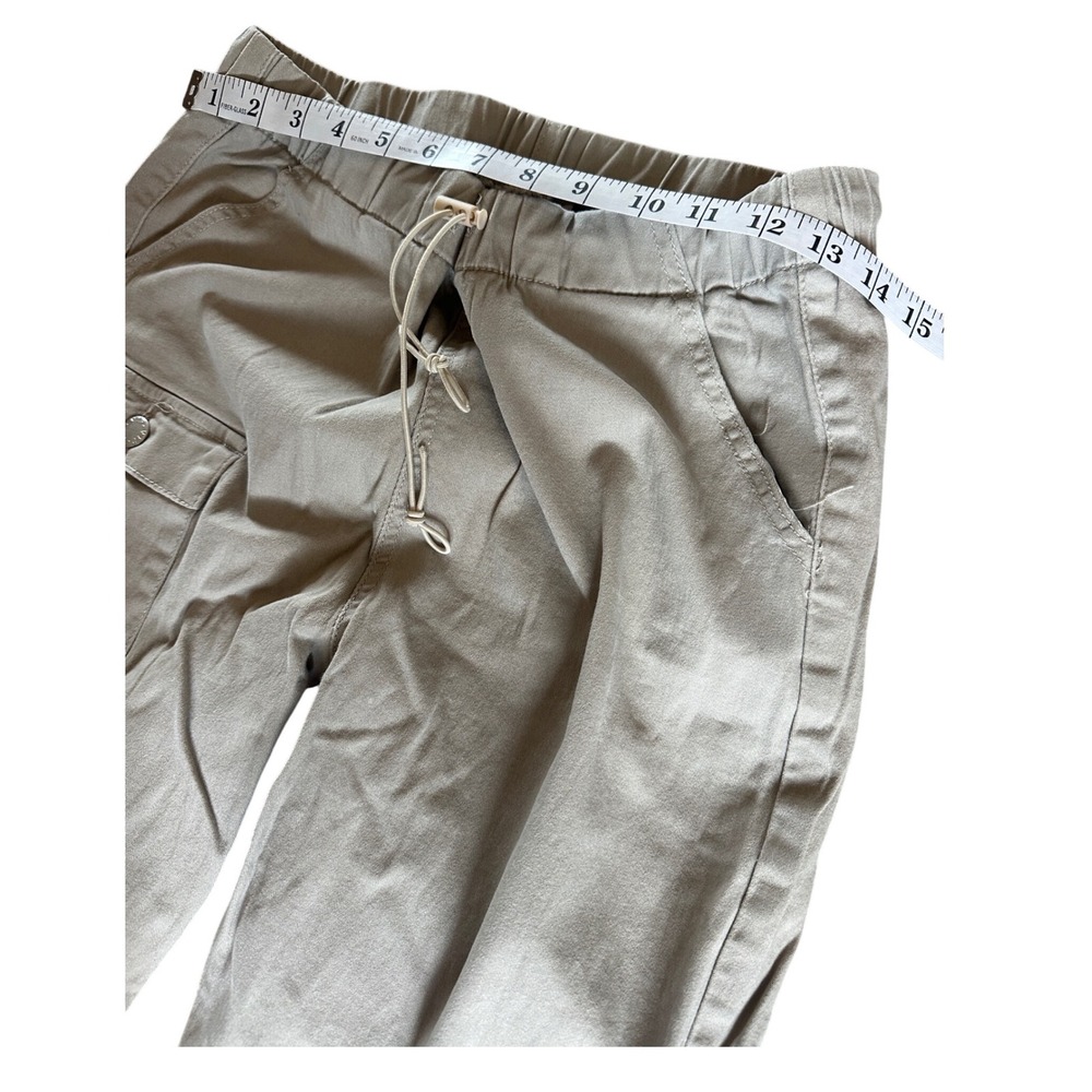 VIP Cargo Jogger Pants Size 13 Beige Lightweight Utility Streetwear Comfy - Picture 2 of 7